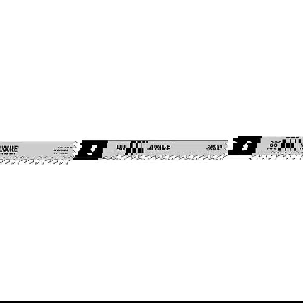 Jigsaw Blade: High Carbon Steel, 6 TPI,